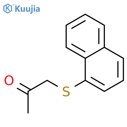 2-Propanone, 1-(1-naphthalenylthio)- structure