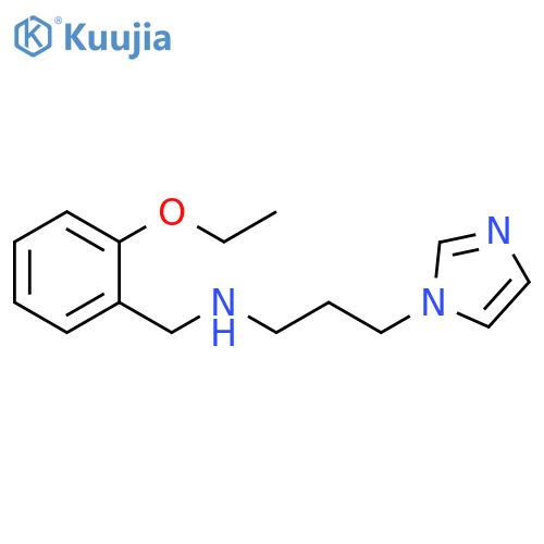 (2-ethoxyphenyl)methyl3-(1H-imidazol-1-yl)propylamine structure