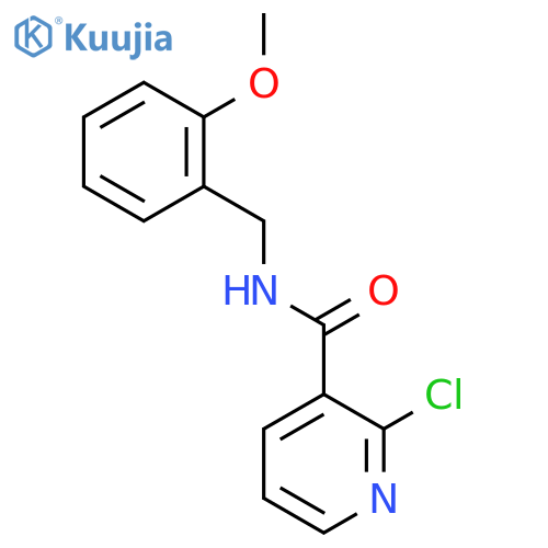 2-chloro-N-(2-methoxyphenyl)methylpyridine-3-carboxamide structure