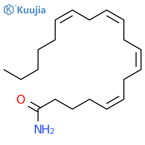 Arachidonamide (20:4, n-6) structure
