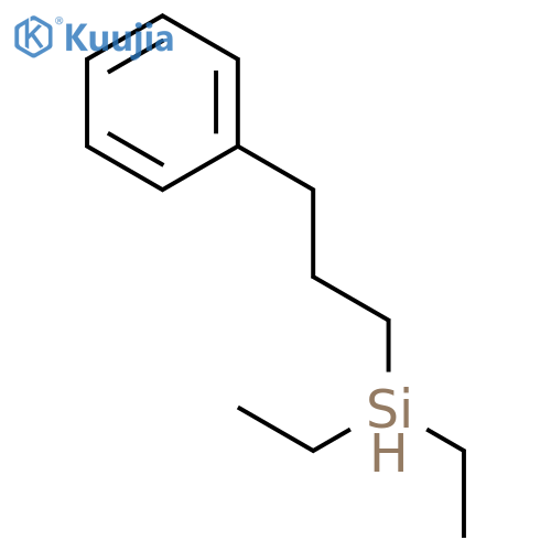 SILANE, DIETHYL(3-PHENYLPROPYL)- structure