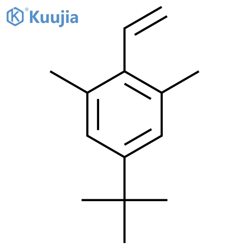 Benzene, 5-(1,1-dimethylethyl)-2-ethenyl-1,3-dimethyl- structure