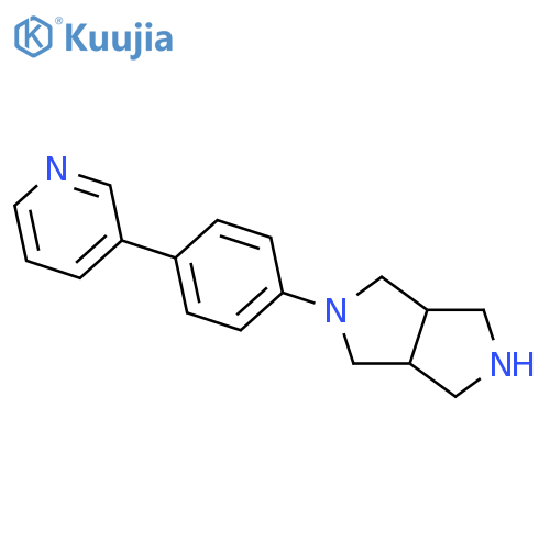 Pyrrolo[3,4-c]pyrrole, octahydro-2-[4-(3-pyridinyl)phenyl]- structure