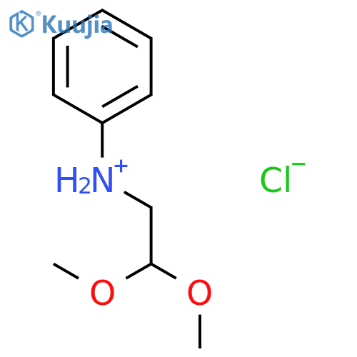 n-(2,2-dimethoxyethyl)anilinium chloride structure