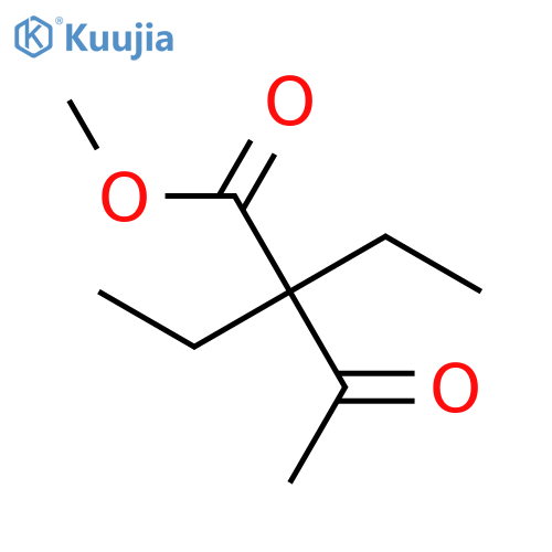 methyl 2,2-diethyl-3-oxobutanoate structure