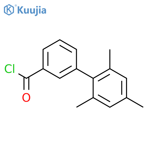 [1,1'-BIPHENYL]-3-CARBONYL CHLORIDE, 2',4',6'-TRIMETHYL- structure