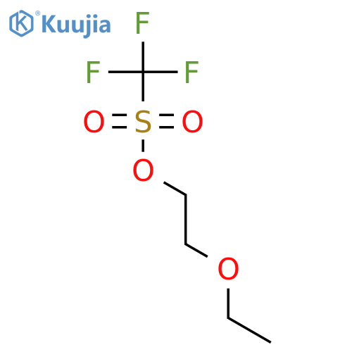 METHANESULFONIC ACID, TRIFLUORO-, 2-ETHOXYETHYL ESTER structure