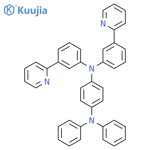 1,4-Benzenediamine, N,N-diphenyl-N',N'-bis[3-(2-pyridinyl)phenyl]- structure