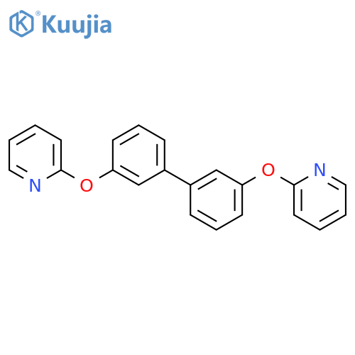 PYRIDINE, 2,2'-[[1,1'-BIPHENYL]-3,3'-DIYLBIS(OXY)]BIS- structure