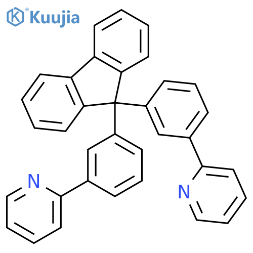 PYRIDINE, 2,2'-(9H-FLUOREN-9-YLIDENEDI-3,1-PHENYLENE)BIS- structure