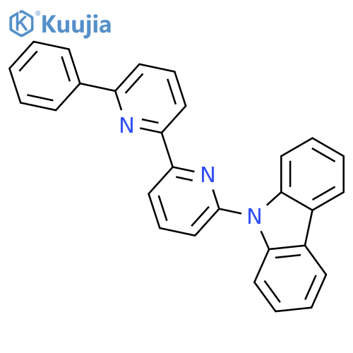9H-Carbazole, 9-(6'-phenyl[2,2'-bipyridin]-6-yl)- structure