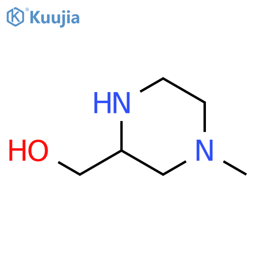 (4-Methylpiperazin-2-yl)methanol structure