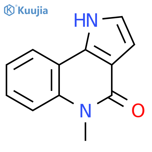 1,5-dihydro-5-methyl-4H-Pyrrolo[3,2-c]quinolin-4-one structure