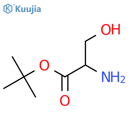 Tert-Butyl 2-amino-3-hydroxypropanoate structure