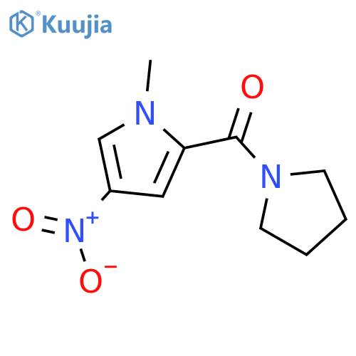 PYRROLIDINE, 1-[(1-METHYL-4-NITRO-1H-PYRROL-2-YL)CARBONYL]- structure