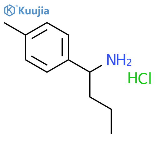(1R)-1-(p-tolyl)butan-1-amine;hydrochloride structure