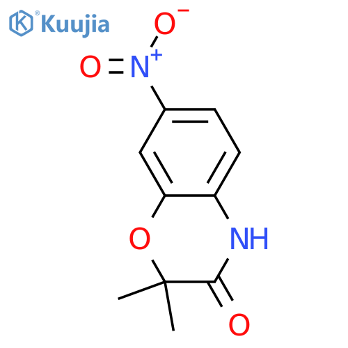 2,2-Dimethyl-7-nitro-2H-benzo[b][1,4]oxazin-3(4H)-one structure
