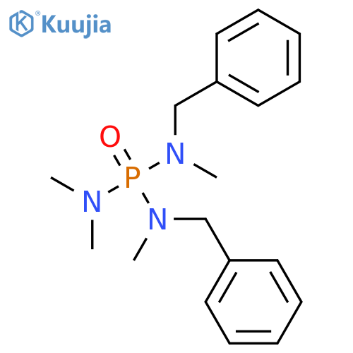 PHOSPHORIC TRIAMIDE, N,N,N',N''-TETRAMETHYL-N',N''-BIS(PHENYLMETHYL)- structure