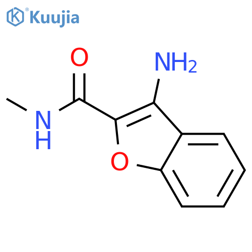 2-Benzofurancarboxamide, 3-amino-N-methyl- structure