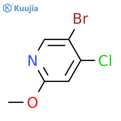 5-bromo-4-chloro-2-methoxy-pyridine structure