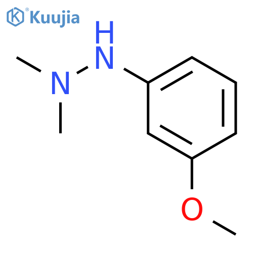 Hydrazine, 2-(3-methoxyphenyl)-1,1-dimethyl- structure