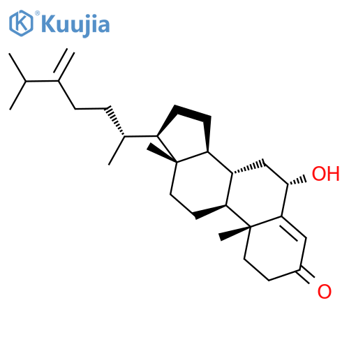 Ergosta-4,24(28)-dien-3-one, 6-hydroxy-, (6a)- structure