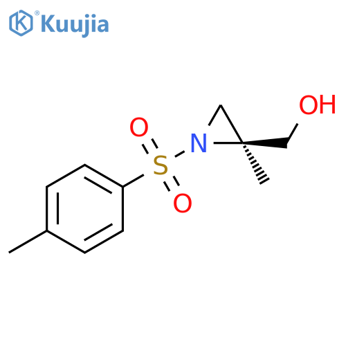2-Aziridinemethanol, 2-methyl-1-[(4-methylphenyl)sulfonyl]-, (2S)- structure
