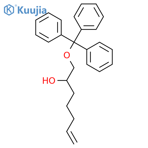 6-HEPTEN-2-OL, 1-(TRIPHENYLMETHOXY)- structure