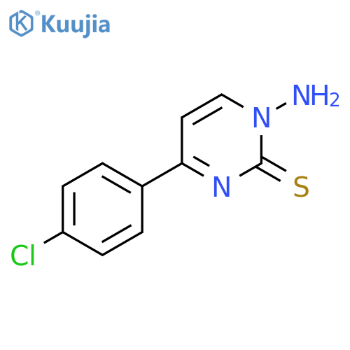 2(1H)-Pyrimidinethione, 1-amino-4-(4-chlorophenyl)- structure