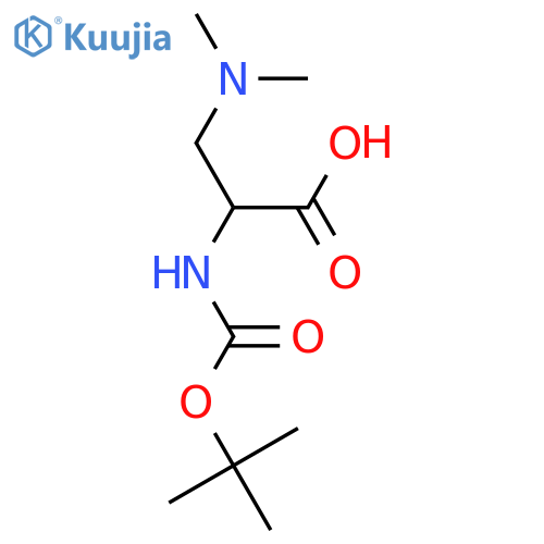 BOC-Aza-DL-Leucine structure