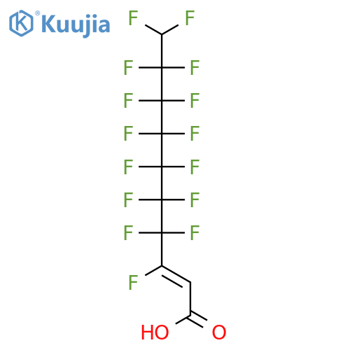 2-Decenoic acid, 3,4,4,5,5,6,6,7,7,8,8,9,9,10,10-pentadecafluoro- structure