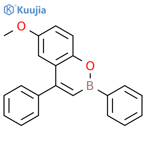2H-1,2-Benzoxaborin, 6-methoxy-2,4-diphenyl- structure
