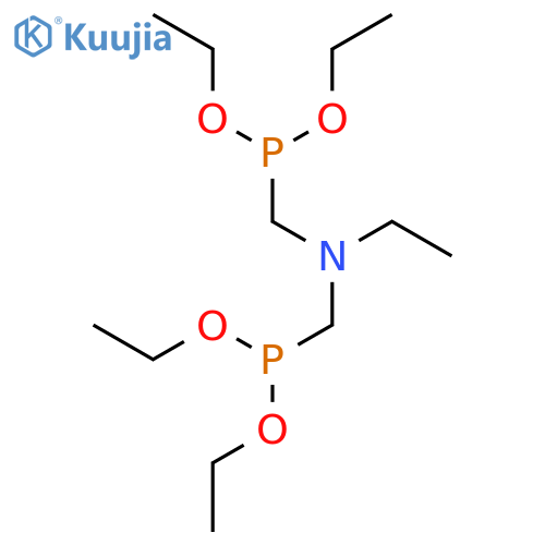 Phosphonous acid, [(ethylimino)bis(methylene)]bis-, tetraethyl ester structure