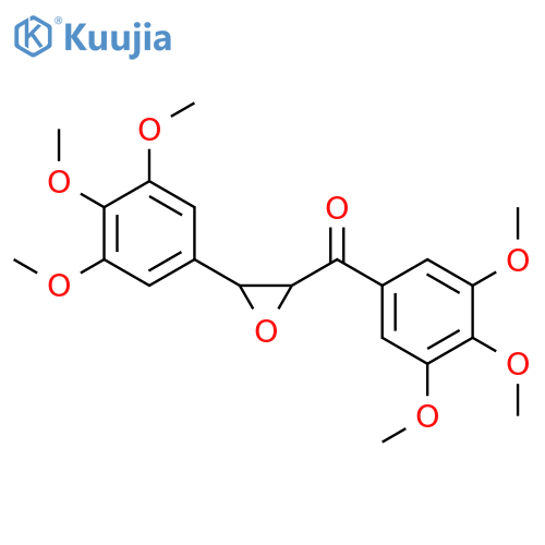 Methanone,(3,4,5-trimethoxyphenyl)[3-(3,4,5-trimethoxyphenyl)oxiranyl]- structure