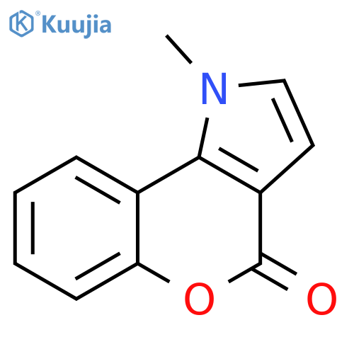 1-methyl-[1]Benzopyrano[4,3-b]pyrrol-4(1H)-one structure