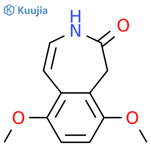 2H-3-BENZAZEPIN-2-ONE, 1,3-DIHYDRO-6,9-DIMETHOXY- structure