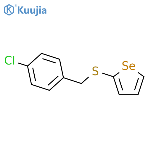 Selenophene, 2-[[(4-chlorophenyl)methyl]thio]- structure