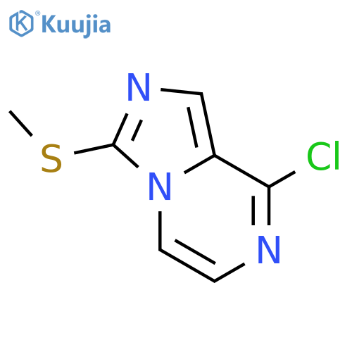 8-chloro-3-(methylsulfanyl)imidazo[1,5-a]pyrazine structure