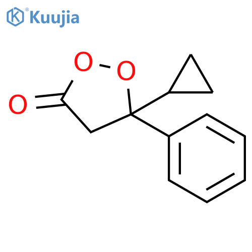 1,2-DIOXOLAN-3-ONE, 5-CYCLOPROPYL-5-PHENYL- structure