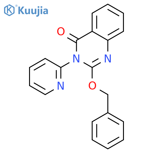 2-(benzyloxy)-3-(pyridin-2-yl)quinazolin-4(3H)-one structure