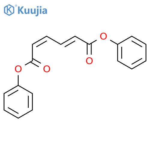 2,4-HEXADIENEDIOIC ACID, DIPHENYL ESTER, (2E,4Z)- structure