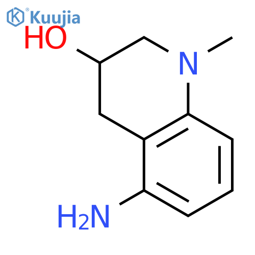 3-QUINOLINOL, 5-AMINO-1,2,3,4-TETRAHYDRO-1-METHYL- structure
