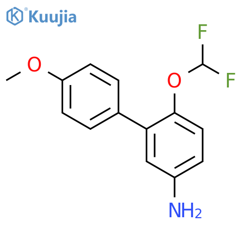 4-(difluoromethoxy)-3-(4-methoxyphenyl)aniline structure