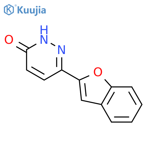 6-(1-benzofuran-2-yl)pyridazin-3-ol structure