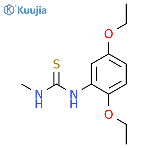 Thiourea, N-(2,5-diethoxyphenyl)-N'-methyl- structure
