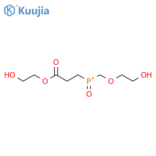 Propanoic acid,3-[(2-hydroxyethoxy)methylphosphinyl]-, 2-hydroxyethyl ester structure