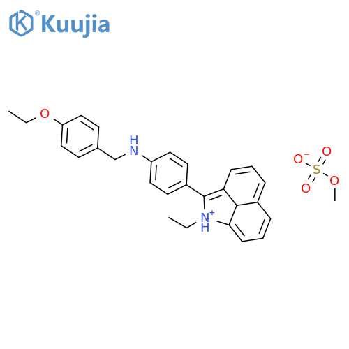 2-[4-[(4-ethoxyphenyl)methylamino]phenyl]-1-ethylbenz[cd]indolium methyl sulphate structure