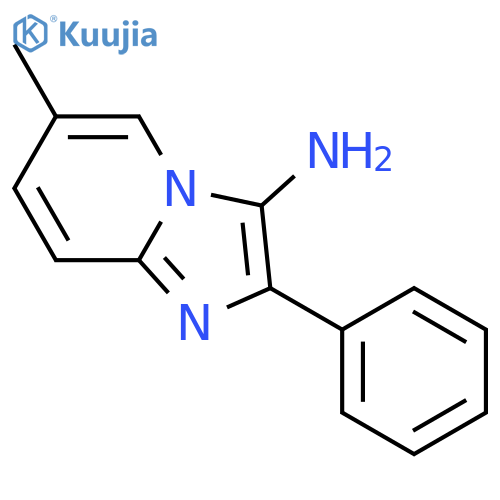 6-methyl-2-phenylimidazo1,2-apyridin-3-amine structure