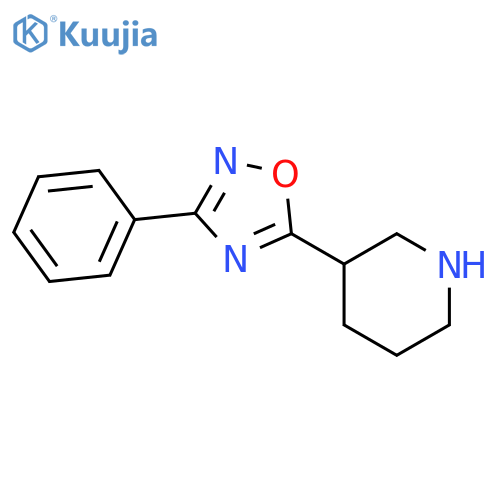 3-(3-Methyl-1,2,4-oxadiazol-5-yl)piperidine hydrochloride structure