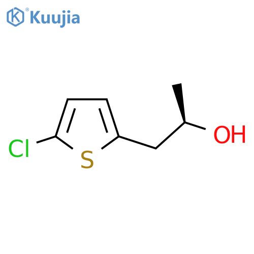 (2R)-1-(5-chlorothiophen-2-yl)propan-2-ol structure